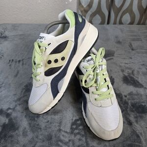 Saucony Shadow 6000 White Green Men's Shoes Casual Athletic Sneakers S70441-61